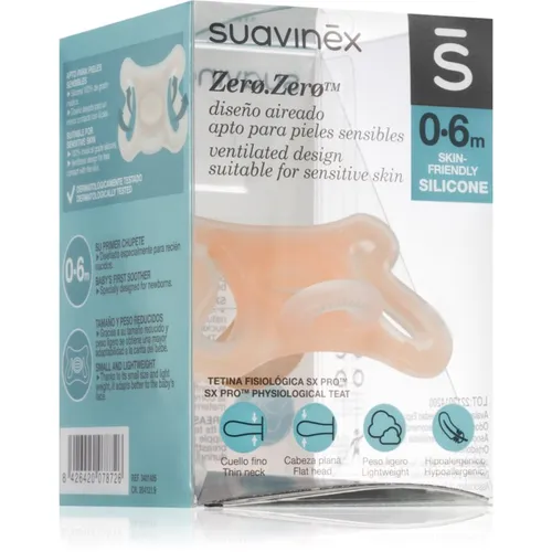 Suavinex Zero Zero Physiological Teat Schnuller 0-6 m 1 St. in braun von Suavinex
