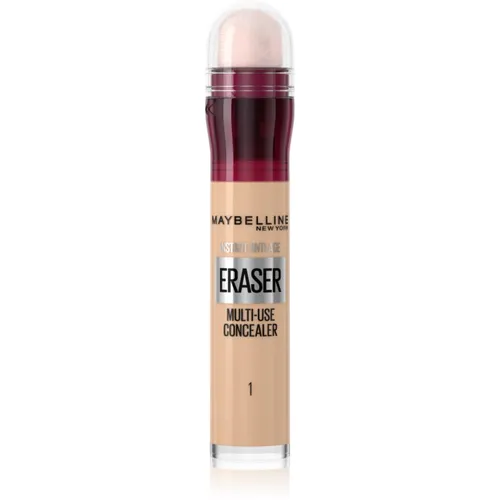 MAYBELLINE NEW YORK Instant Anti Age Eraser Flüssig-Concealer mit Schwamm-Applikator Farbton 01 Light 6.8 ml