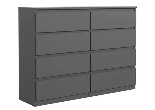 Raumhirsch Furniture Kommode Anthrazit - 8 Schubladen für Ordnung - Geräumige Kommode mit 8 Schubladen für viel Stauraum in Wohnzimmer, Schlafzimmer oder Flur. Modernes Design mit klaren Linien und einfacher Selbstmontage. Robuste Verarbeitung sorgt für langanhaltende Nutzung.