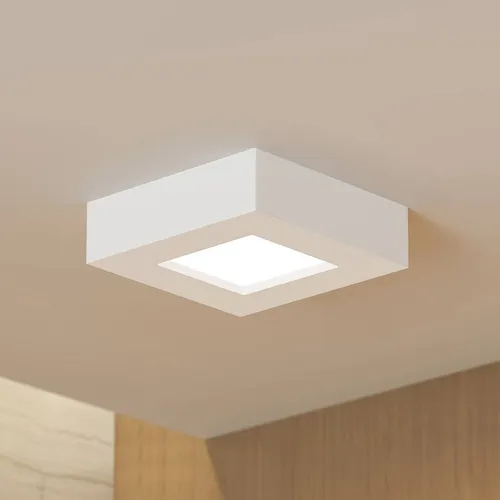 PRIOS LED Deckenleuchte 'Alette' (Modern) in Weiß aus Aluminium (1 flammig, ) -