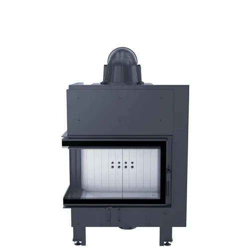 ThermoFlux Kamineinsatz TFD7-KEL | Eckscheibe links | +Option | 7 kW