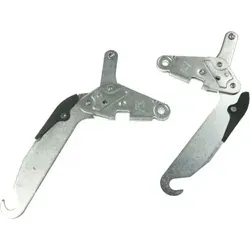 Ersatzteil - Scharnier-Set (rechts und links), original - - ARISTON HOTPOINT, SCHOLTES, INDESIT, CREDA