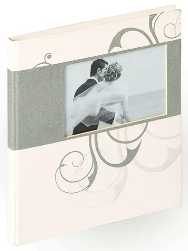 Walther Hochzeitsgästebuch Romance 23x25 cm - Gästebuch für Hochzeiten mit 144 Seiten, stilvollem Kunstdruckeinband und Platz für unvergessliche Erinnerungen.