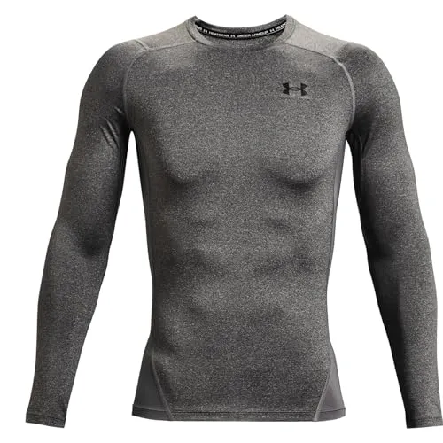 Under Armour Heatgear Comp Longsleeve Herren - Leicht, Atmungsaktiv, Größe L - Herren-Shirts mit leichtem HeatGear®-Stoff für optimale Abdeckung ohne Gewicht. Strategische Belüftung durch Netzstoff-Einsätze für hohen Tragekomfort und schnelle Trocknung.
