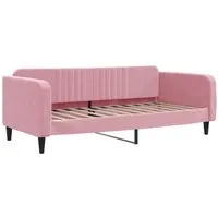 vidaXL Tagesbett Rosa 100x200 cm Samt von vidaXL