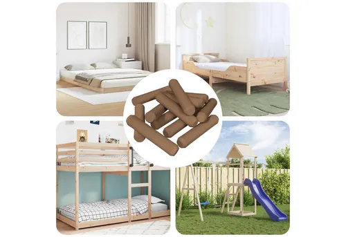 Holzdübel 18000 Stück aus Massivholz von vidaXL - Vielseitige Holzdübel aus robustem Massivholz, ideal für Tischler und Hobbybastler. Mit geriffeltem Design für optimale Stabilität und einfache Anwendung in verschiedenen Holzprojekten. Perfekt für Möbelmontage und kreative Arbeiten.