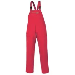 BIG-TEXXOR Arbeits-Berufs-Latz-Hose, 290g/m2, rot