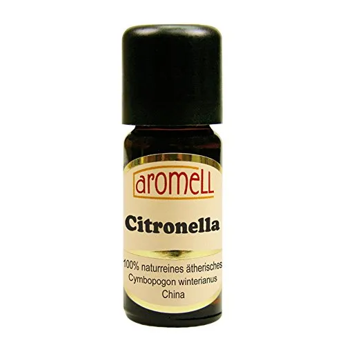 aromell Citronella - 100% naturreines, ätherisches Öl aus China, 10 ml