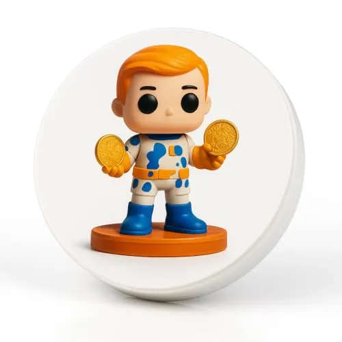 Stück Soundcoins CORE mit integriertem ICODE SLIX-L RFID-Tag, NFC Chip, starkem N52 Neodym Magneten und Klebeetiketten