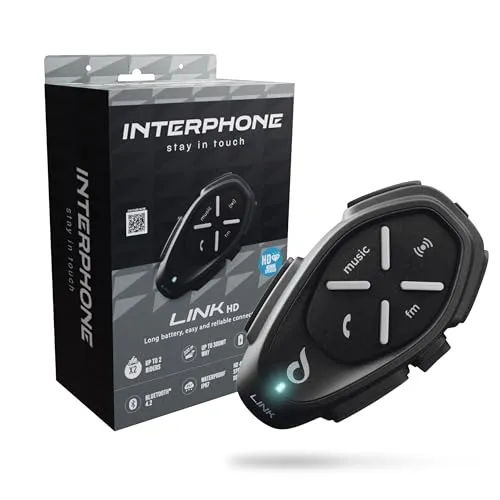 Interphone Cellularline Link Intercom Schwarz