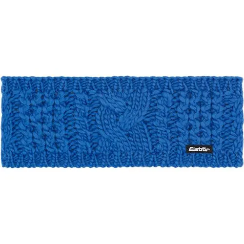 Eisbär Afra Stirnband One Size Blau - Klassisches Zopfmuster-Stirnband in Blau, ideal für den Alltag. Hergestellt aus 50% Wolle und 50% Polyacryl für optimalen Tragekomfort.