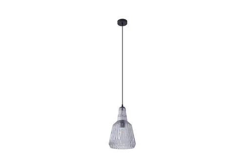 Lindby Hängeleuchte Belarion, Glas Alu IP20 - Moderne Hängeleuchte mit rauchgrauem Glasschirm, ideal für stilvolle Beleuchtung in Wohnräumen. Flexibel mit E27-Leuchtmitteln bestückbar.
