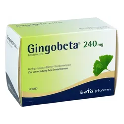 Gingobeta 240 mg Filmtabletten 120 St von betapharm