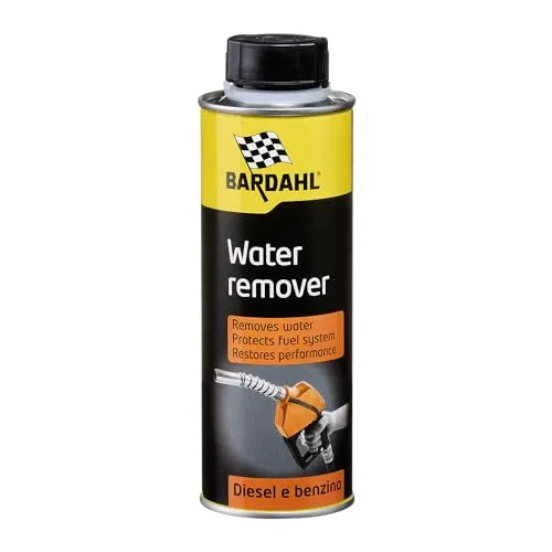Bardahl Water Remover 300 ML - Benzinkraftstoffadditive: Entfernt Wasser aus Kraftstoff und verhindert Eiskristalle - ideal für optimale Motorleistung.