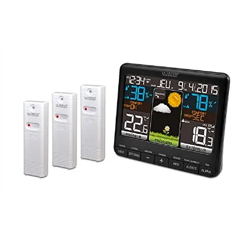 Produktbild La Crosse Technology WS6825 Wetterstation, Schwarz