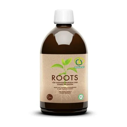 Multikraft Roots - Fördert das Wurzelwachstum – ergiebiges Pflanzenstärkungsmittel für Jungpflanzen & Bodenleben - geeignet für Bio-Produktion - Einfache Anwendung, 500ml