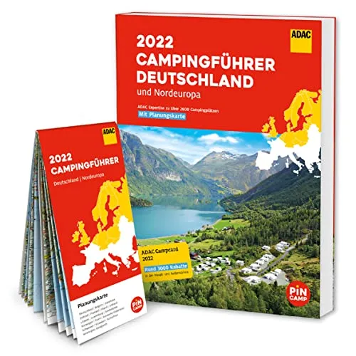ADAC Campingführer Deutschland/Nordeuropa 2022: Mit Gutscheincode: 1 Jahr PINCAMP Camping App kostenlos (Wert: 11,99 €)