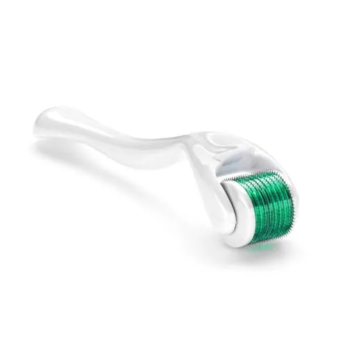 Derma-Roller Microneedling Roller mit 540 Nadeln, Micronadeln Derma Roller 0,5 mm für Gesicht und Körper, effektiv gegen Falten, große Poren, Dehnungsstreifen, Haarverlust, Narben, Hyper-Pigmentierung