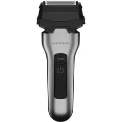 GRUNDIG MS 7330 L Herrenrasierer mit Langhaarschneider - Herrenrasierer mit 3-fach Schneidsystem und 60 Minuten Akkubetriebszeit. Ausklappbarer Langhaarschneider für vielseitige Anwendungen. Gehäuse aus 74% recyceltem Kunststoff, leicht zu reinigen und schnell aufgeladen.