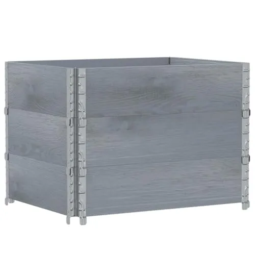 vidaXL Paletten Aufsatzrahmen 3 STK. von vidaXL