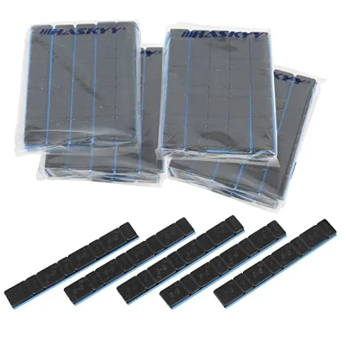 Riegel SCHWARZ Auswuchtgewichte 5g*4+10g*4 Klebegewichte Kleberiegel für Wuchtmaschine 25