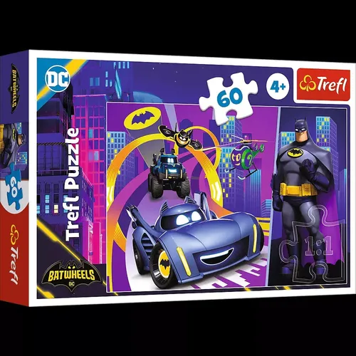 Puzzle 60el Trefl Batman I Jego Pojazdy Pud20 Trefl 5900511174007
