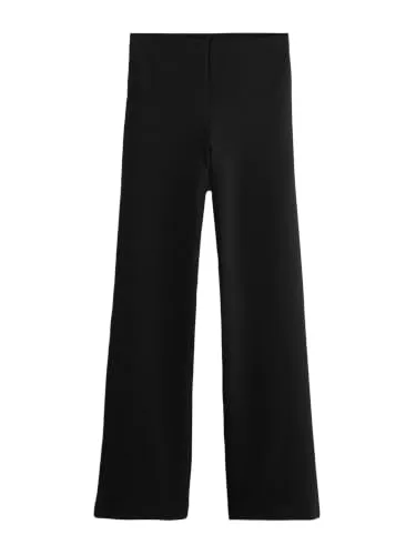 Next Jerseyhose Glättende Ponte-Hose mit weitem Bein