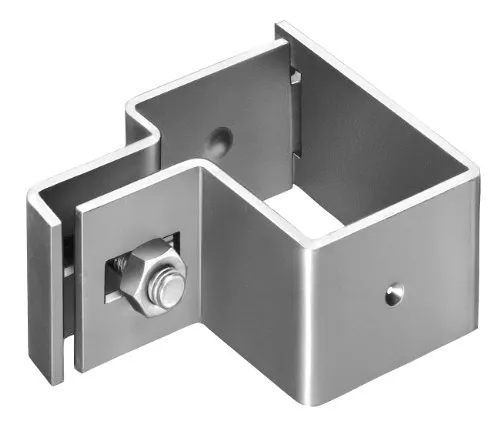 Alberts 656805 Endschelle | für Vierkantpfosten | feuerverzinkt | M8 x 30 mm