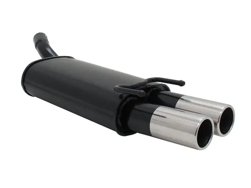 Novus Sportauspuff für Opel Corsa B 2x76mm - Schalldämpfer für Opel Corsa B, bietet verbesserten Sound und sportliche Optik mit zwei 76mm Auspuffrohren.