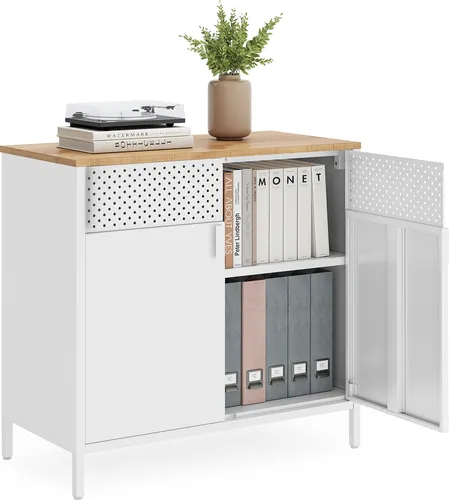 SONGMICS Aktenschrank mit Doppeltür