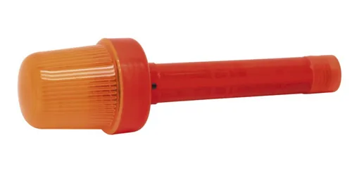 Blinkleuchte für Faltleitkegel, orange, 16 x 4,5 cm Leuchte LED Feuerwehr