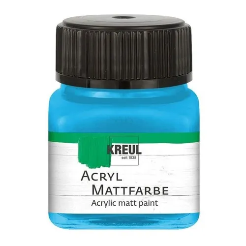 Kreul Acryl Mattfarbe himmelblau 20ml Glas 100 ml / 12,45 Euro