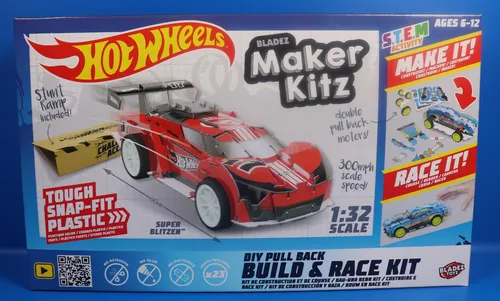 Hot Wheels Maker Kitz Build & Race Kit / Bau und Renn Set (003) Super Blitzer