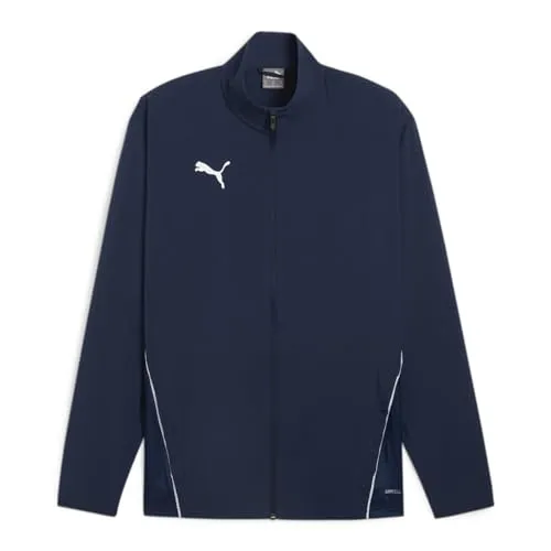 PUMA teamGOAL Sideline Jacket - Sportjacke mit ergonomischem Design, robusten Materialien und wetterfesten Eigenschaften, ideal für verschiedene Sportarten und einfache Pflege.