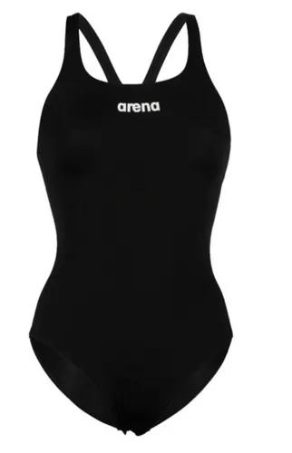 ARENA Damen Swim Pro Solid Badeanzug - Black-White, Größe 42 EU - Bademode für Wettkampf und Training: Der arena Solid Swim Pro Badeanzug aus strapazierfähigem, schnelltrocknendem MaxLife Eco-Gewebe bietet UV-Schutz und ist perfekt für regelmäßige Schwimmeinheiten.