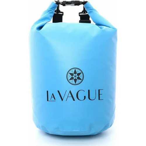 LA VAGUE Drybag ISAR 40L – Wasserfester Packsack in Blau und Weiß