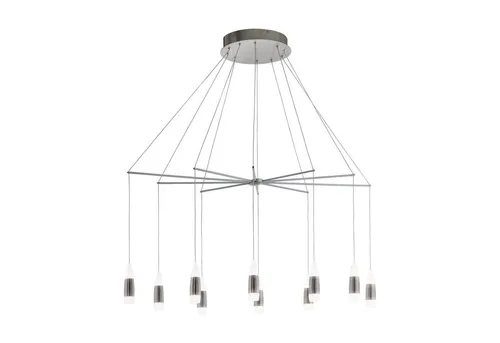 EGLO LED-Hängeleuchte Santiga - Dimmbar und inklusive Leuchtmittel, 135cm, 7800lm, 3000K - Die stilvolle LED-Pendelleuchte Santiga vereint modernes Design mit flexibler Lichtanpassung. Ideal für Ihr Zuhause, sorgt sie für ein harmonisches Ambiente und setzt elegante Akzente.