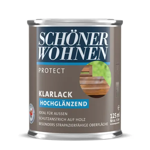 Schöner Wohnen Protect Klarlack 125ml hochglänzend