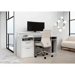 Mid.you Gamingtisch in Weiß von Forte