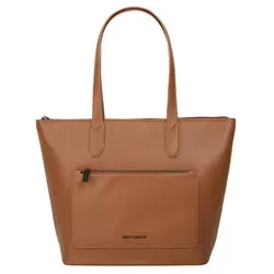 Betty Barclay Shopper Kunstfaser Damen | Elegante Schultertasche in Cognac - Damen-Shopper mit elegantem Design und praktischen Tragehenkeln. Geräumiges Hauptfach mit Reißverschluss und praktischer Innenaufteilung für optimale Organisation.