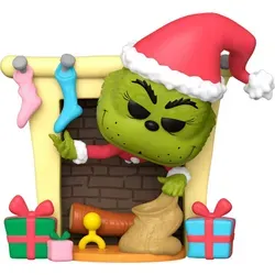 Funko Pop! Deluxe: HtGSC - The Grinch mit Bag, 9,5 cm Vinyl-Sammelfigur für Fans von How The Grinch Stole Christmas, perfektes Geschenk und Sammlerstück