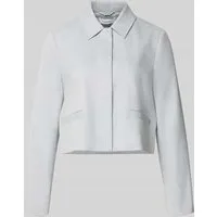 Comma Outdoorjacke grau 40 EU - Stylische Business-Mode für Damen, aus atmungsaktivem Material und ideal für Übergangszeiten, verbindet Komfort mit modernem Design.