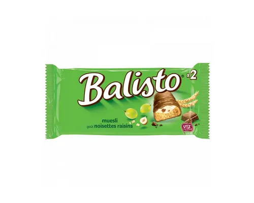 Balisto Cerealien, Balisto Müsli Mix Vollkornkeks Riegel Überzug aus Milchschokolade 37g