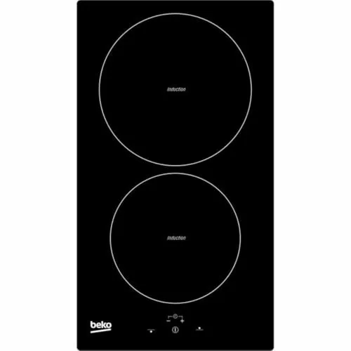Induktionskochfeld BEKO 8690842030758 - 30 cm, Schwarz, 2 Kochzonen mit 9 Leistungsstufen und sicherer Kindersicherung
