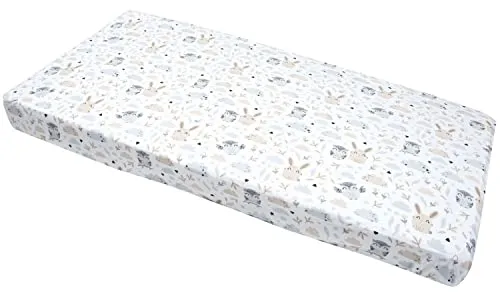 Medi Partners Spannbettlaken 60x120 Baby Bettlaken Kinderbett Spannbetttuch 100% Baumwolle - Fitted Kinder Sheet Bettwäsche Babymatratze Schlafsack Babybett (Lichtung)