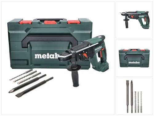 Metabo KH 18 LTX 24 Kombihammer mit 5-tlg Bohrer Meißel Set