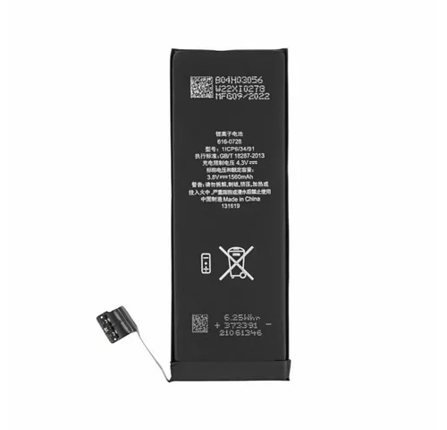 616-0728 Akku für iPhone 5s wie Original Batterie Ersatzakku Handy-Akku (1 St)