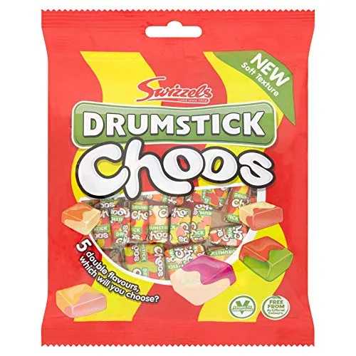 Produktbild Drumstick Choos fruchtige Kaubonbons - 135g - 2er-Packung