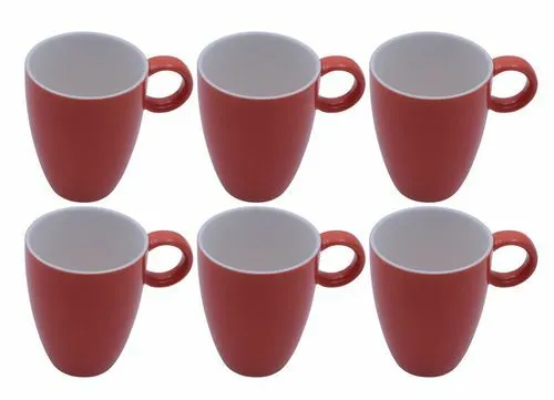 Kaffeepott orange Set Kaffeetasse Latte Macchiato Tasse Porzellan Geschirr