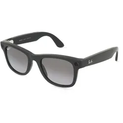 Ray-Ban Meta Wayfarer – Matt Schwarz Large, polarisiert Graphitgrau